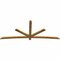 Ekena Millwork Alberta Rough Sawn Timber Gable Bracket, Western Red Cedar, 108"W x 45"H x 2"D x 4"F, 10/12 Pitch GBW108X45X0204ALB00RWR - alternate 3